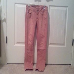 Coral American Eagle Jeans