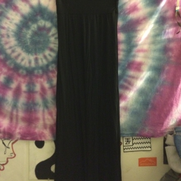 Black maxi skirt