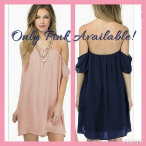 B2GO FREE! 🎉JUST IN🎉 Sexy Pink Chiffon Dress
