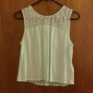 *BUNDLE*Mint green tank top and Billabong jacket