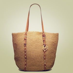 Michael Kors Straw Handbag