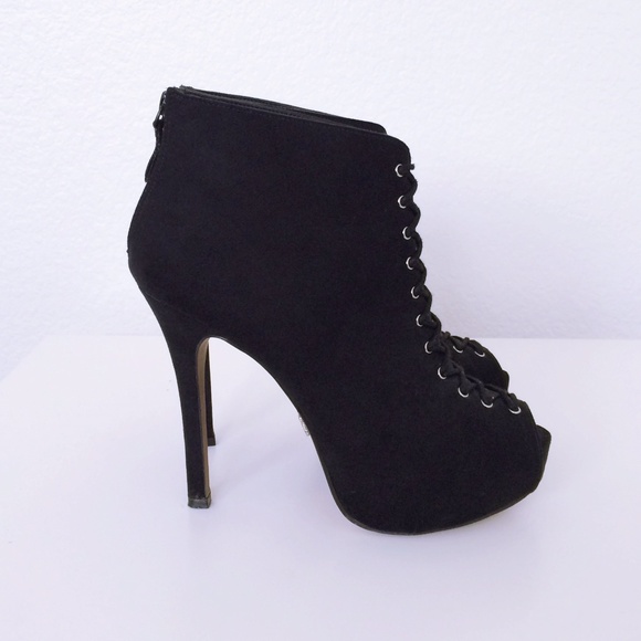 🚫SOLD LOCALLY Rock & Republic Open Toed Booties - Picture 2 of 4