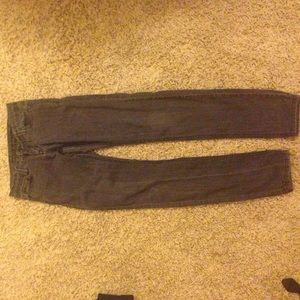 Dark grey skinny jeans