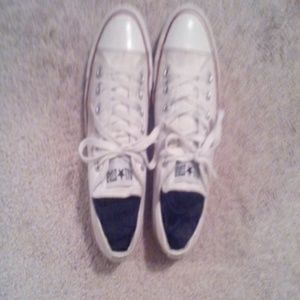 All White Converse (low top)