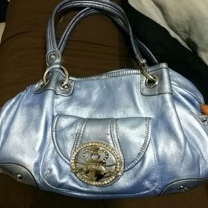 Kathy Van Zeeland Light Blue Purse