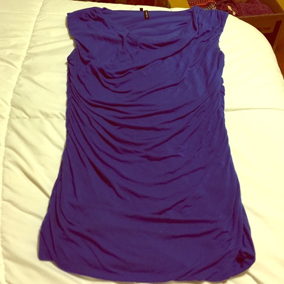 Blue dressy top