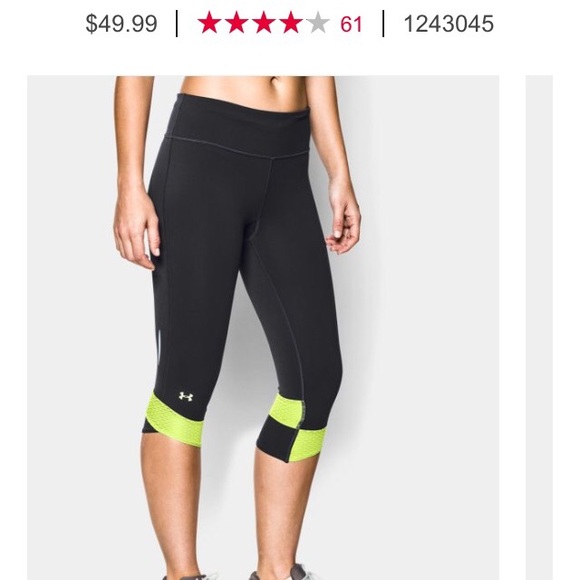 Under Armour Capri workout leggings