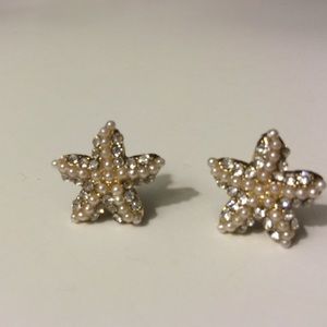 Sparkle starfish earrings