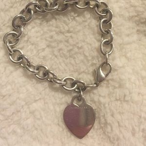Authentic Tiffany & co heart toggle bracelet