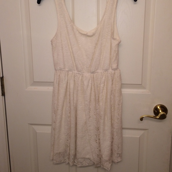 White lacy dress