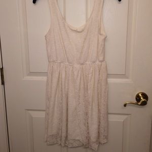 White lacy dress
