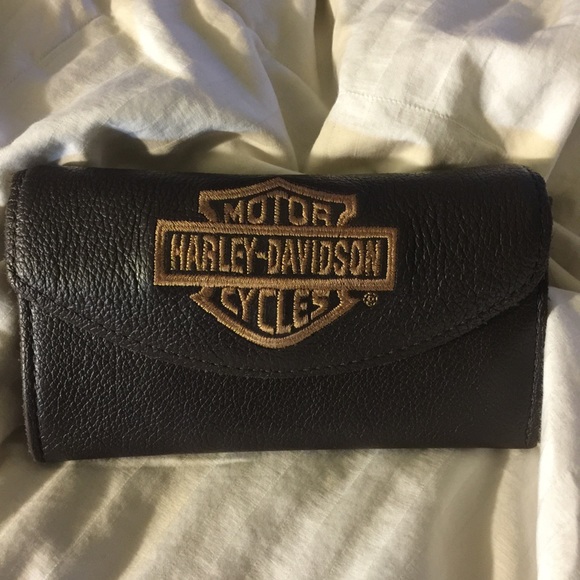 Authentic Harley Davidson Leather Woman's Wallet