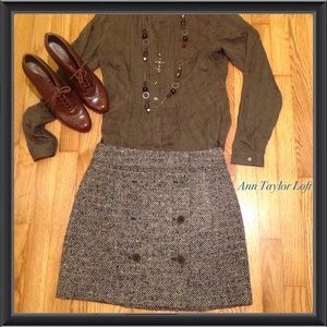 Lined tweed skirt from Ann Taylor Loft