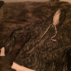 Lace hoodie