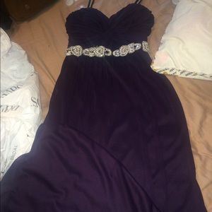 Eggplant prom dress