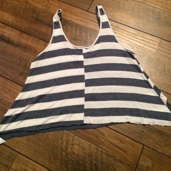 Striped nautical gold sequin anchor tank - Picture 4 of 4