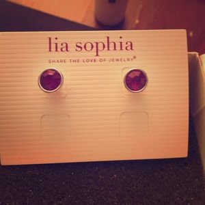 Lia Sophia Stud Earrings NWT