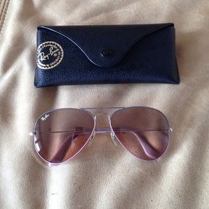 light pink ray bans