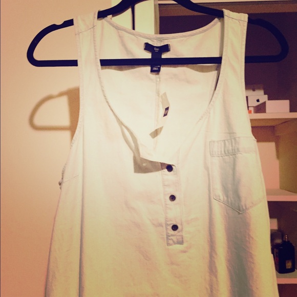 Denim tank top