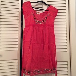 Red Mexican dress