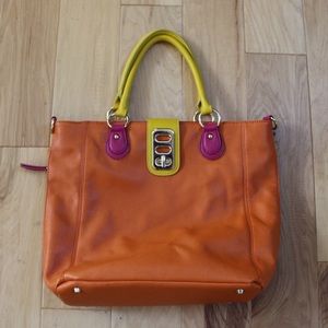 orange medium sized colorful ALDO handbag