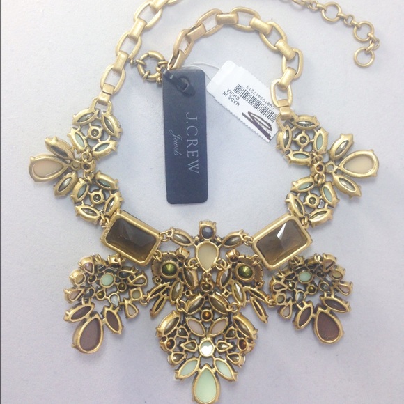 J. Crew Floral Pastel Statement Necklace - Picture 3 of 3