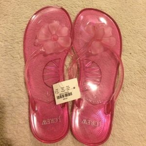 J. Crew Jelly Flip Flops