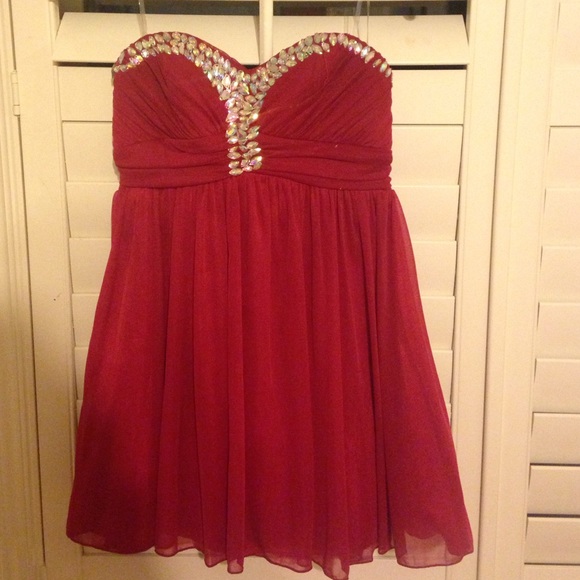 Red homecoming/prom dress