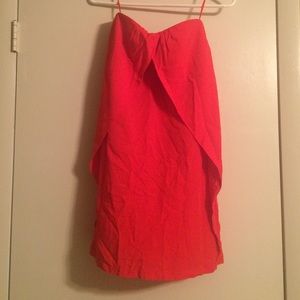 Never worn strapless dress
