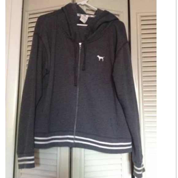 Victoria Secret Pink grey hoodie