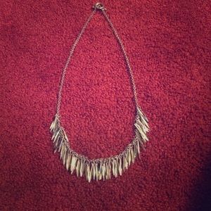 ⛔SOLD⛔️(Bundled)Silver Spike Necklace