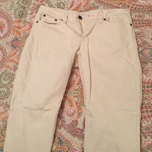 Cream j crew jeans