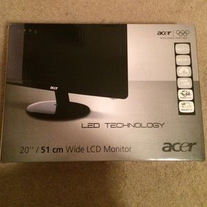 20" LED Acer monitor bought (new) never used