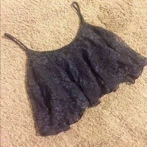NWOT Lacey crop top, perfect for summer festivals!