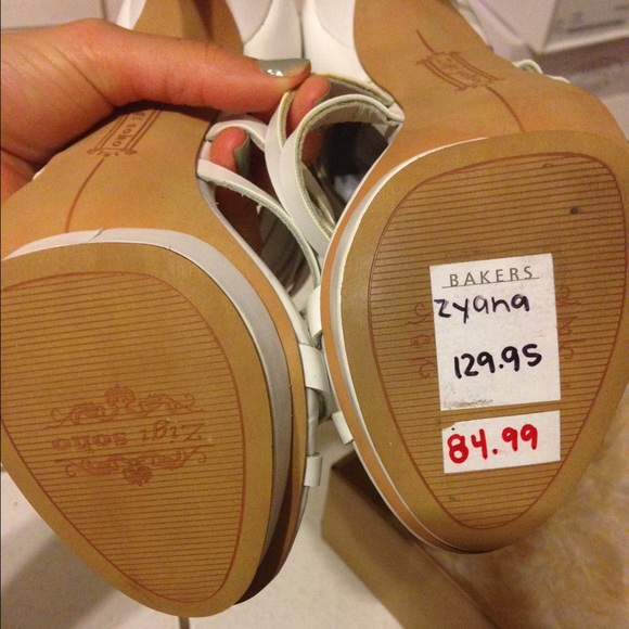 NWB White Gladiator sandals high heels 6 - Picture 3 of 4