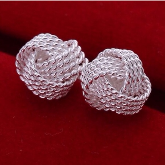 925k sterling silver earrings - Picture 2 of 3