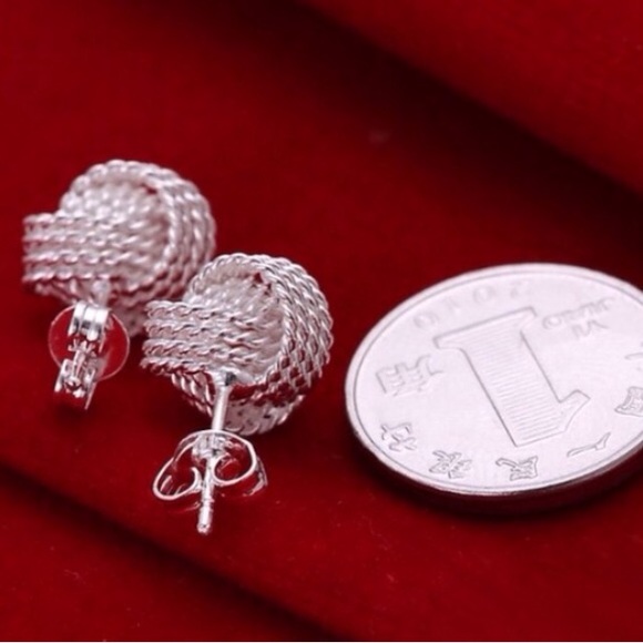 925k sterling silver earrings - Picture 3 of 3