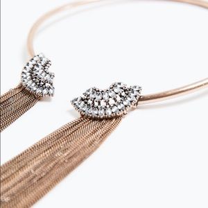 Zara choker with chains