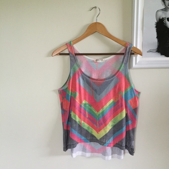 Maya Hayuk for Billabong Razzle Days Chevron Tank - Picture 4 of 4