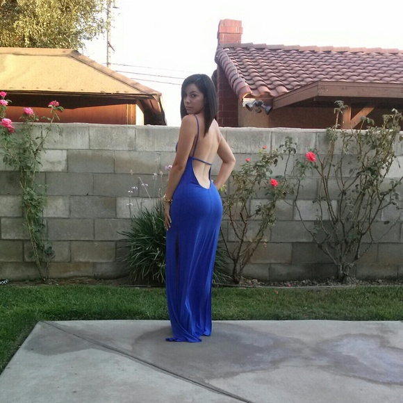 WINDSOR Dresses & Skirts - Royal blue Low back dress