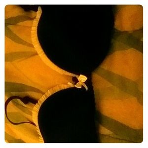 Black with white trim bra. Charlotte Russe size 36