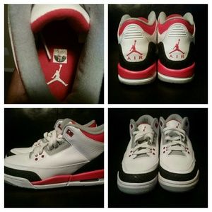 JORDAN FIRE RED 3S
