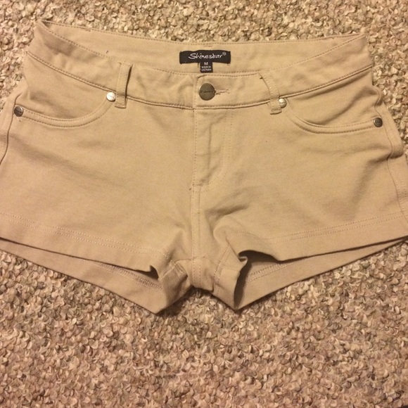 Tan shorts NWOT