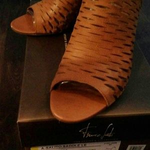 Franco Sarto  Saddle leather "Salito" bootie.