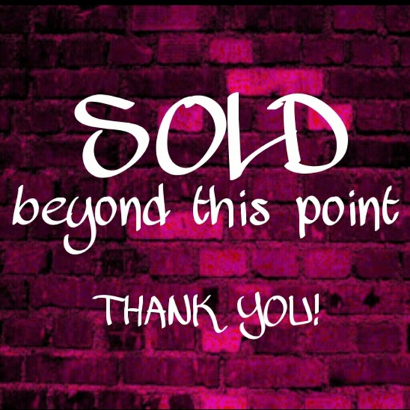 Sold beyond this point. Thank you!