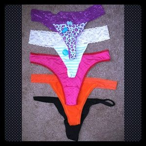 Bundle of thong underwear