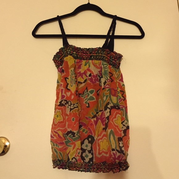 Floral tank top