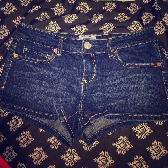 Denim shorts