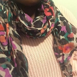 Colorful Leopard Printed Scarf
