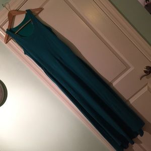 Athleta maxi dress with built in support